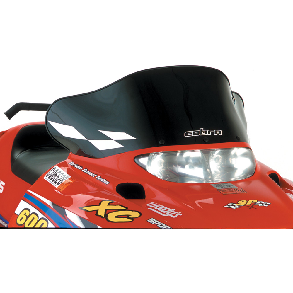 Powermadd Cobra Windshield 11 5 Polaris Black White