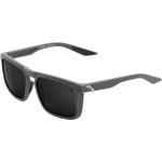 100% Renshaw Sunglasses (Soft Tact Cool Gray, Black Mirror Lens)