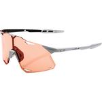 100% Hypercraft Sunglasses (Matte Stone Gray, HiPER Coral Pink Lens)