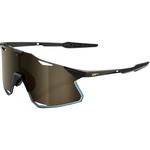 100% Hypercraft Sunglasses (Matte Black, Soft Gold Mirror Lens)