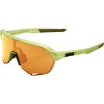 100% S2 Performance Sunglasses (Matte Metallic Viperidae Green, Bronze Multilayer Mirror Lens)