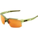 100% Speedcoupe Performance Sunglasses (Matte Metallic Viperidae Green, Bronze Multilayer Mirror Lens)