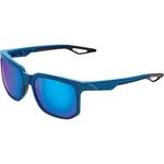100% Centric Sunglasses (Soft Tact Blue, Blue Multilayer Mirror Lens)