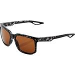 100% Centric Sunglasses (Matte Black Havana Tortoise - Bronze Lens)
