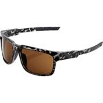 100% Type-S Sunglasses (Matte Black Havana Tortoise - Bronze Lens)