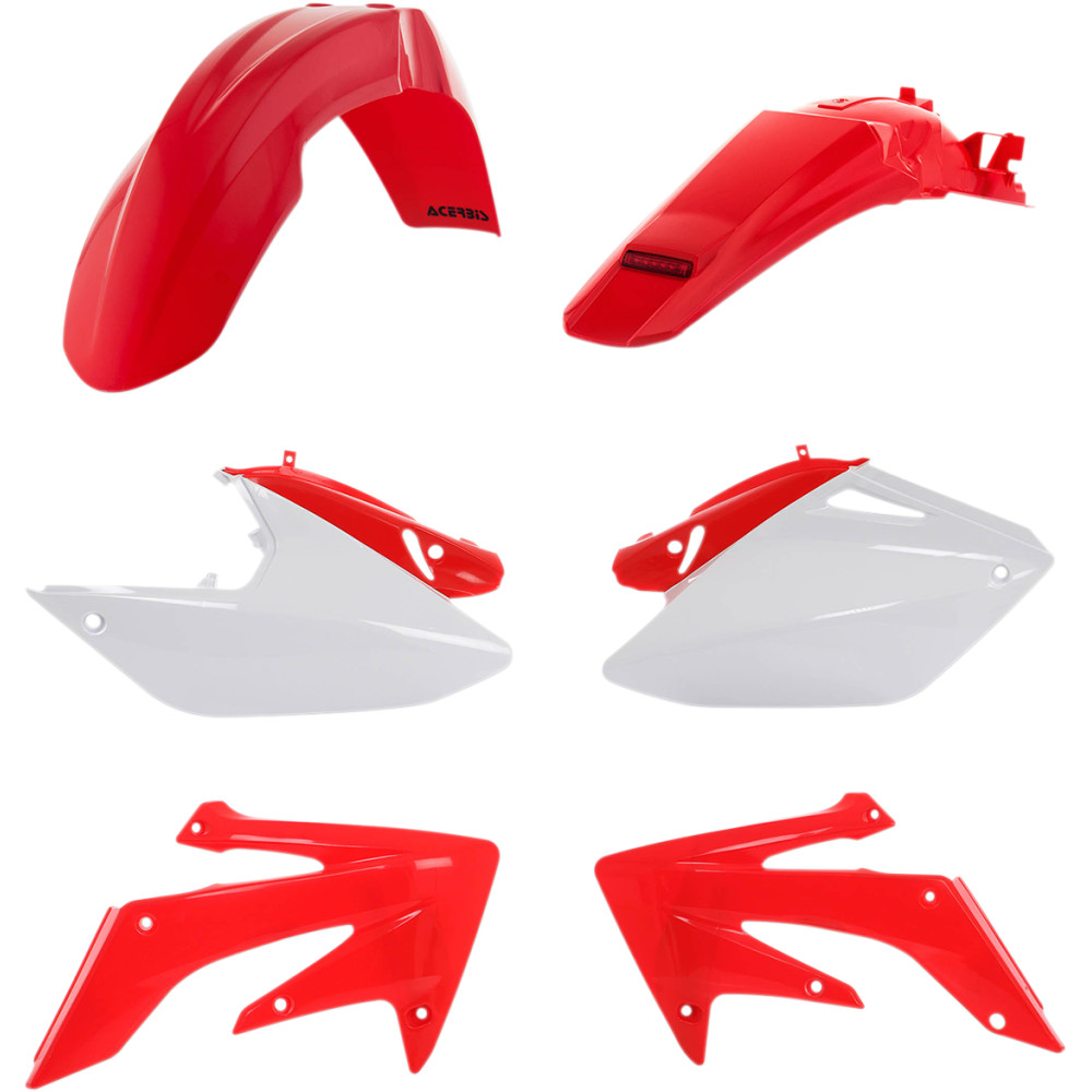 Acerbis Standard Replacement Plastic Body Kit - '08 OE Red/W