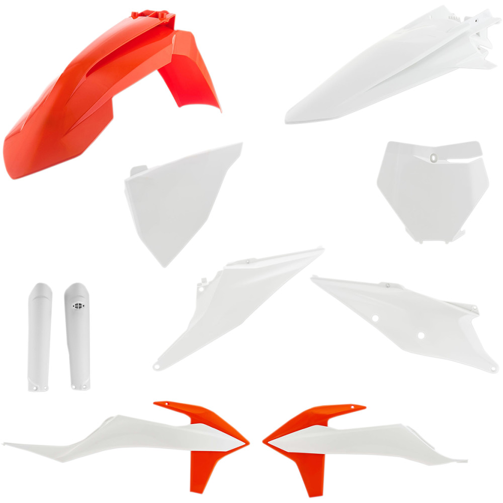 Acerbis Plastic Body Kit - OE '20 White/Orange