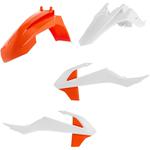 Acerbis Plastic Body Kit - Orange/White - KTM - '19