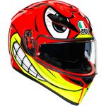 AGV K3 SV Helmet (Birdy - Gloss Red / Yellow)