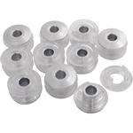 Alloy Art Tank Mounting Bushings and Inserts - Poly/Aluminum - 10 Pack