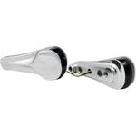 Alloy Art LED Front Turn Signals - Finned - Chrome