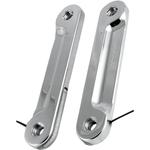 Alloy Art LED Front Signal Light - FLHX - Chrome/Clear