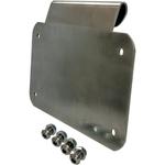 Alloy Art License Plate Mount - Burnished Aluminum