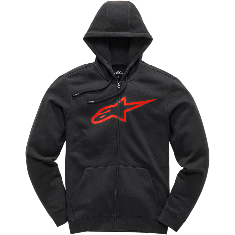 Alpinestars Ageless 2 Hoodie (Black / Red)-AS 3050-5299-1P