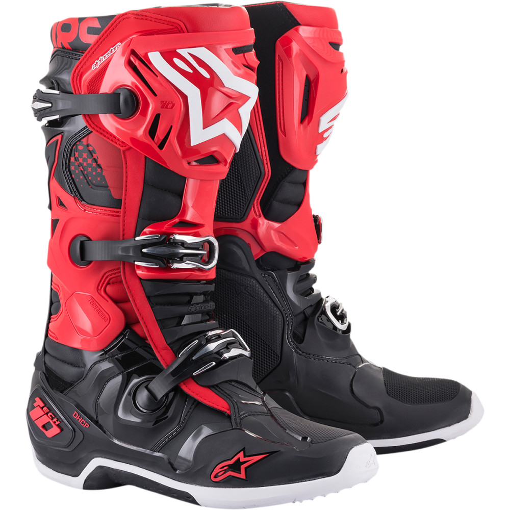 Alpinestars Tech 10 Boots (Black / White / Red)