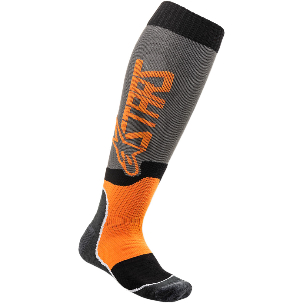 Alpinestars MX Plus 2 Socks (Gray / Orange)