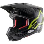 Alpinestars SM5 Helmet (Compass - Matte Black / Yellow Fluo)