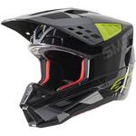 Alpinestars SM5 Helmet (Rover - Gloss Black / Gray / Yellow Fluo)