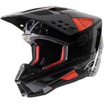 Alpinestars SM5 Helmet (Rover - Gloss Gray / Red)