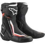 Alpinestars SMX Plus Boots (Black / White / Red Fluo)