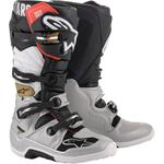 Alpinestars Tech 7 Boots (Black / Silver / White / Gold)