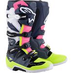 Alpinestars Tech 7 Boots (Gray / Black / Pink)