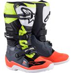 Alpinestars Youth Tech 7S Boots (Gray / Red / Yellow)