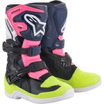 Alpinestars Child Tech 3S Boots (Black / Blue / Pink)