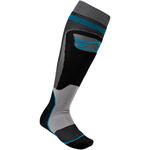 Alpinestars MX Plus 1 Socks (Black / Cyan)