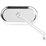 Arlen Ness Oval Mirror - Chrome - Right