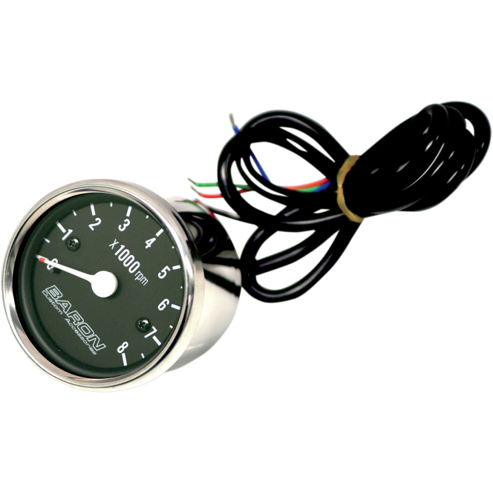 Baron Replacement Tachometer Black FaceBRN 22110127