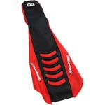 Blackbird Racing Double Grip 3 Seat Cover - CR (Black / Red)