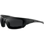Bobster Crossover Convertible Sunglasses (Matte Black, Smoke Lens)