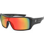 Bobster Paragon Sunglasses (Matte Black, Smoked Crimson Mirror Lens)