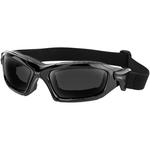 Bobster Diesel Interchangeable Goggles (Gloss Black, Yellow / Smoke / Clear Lens)