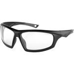 Bobster Vast Sunglasses (Matte Black, Clear Lens)
