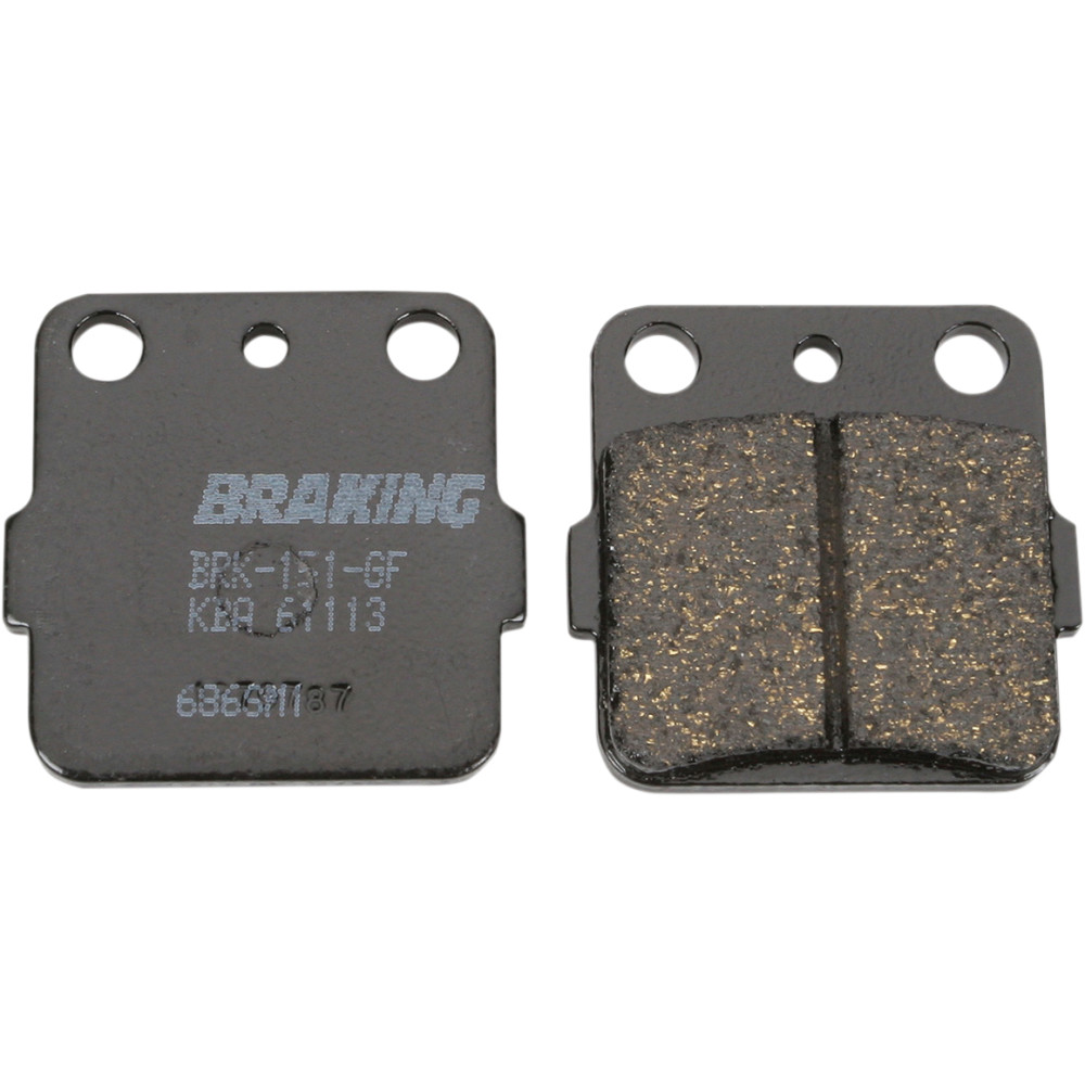 1 Pair Brake Pads Bulletproof Fiber And Resin Semi-Metal Brake Pads Bulletproof Fiber And Resin Semi Metal Brake Pads Bicycle Resin Pads For Filel Mountain Bike Accessories