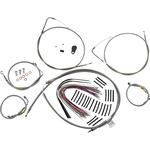 Burly Brand Stainless Control Kit for Early Touring Bikes with 15