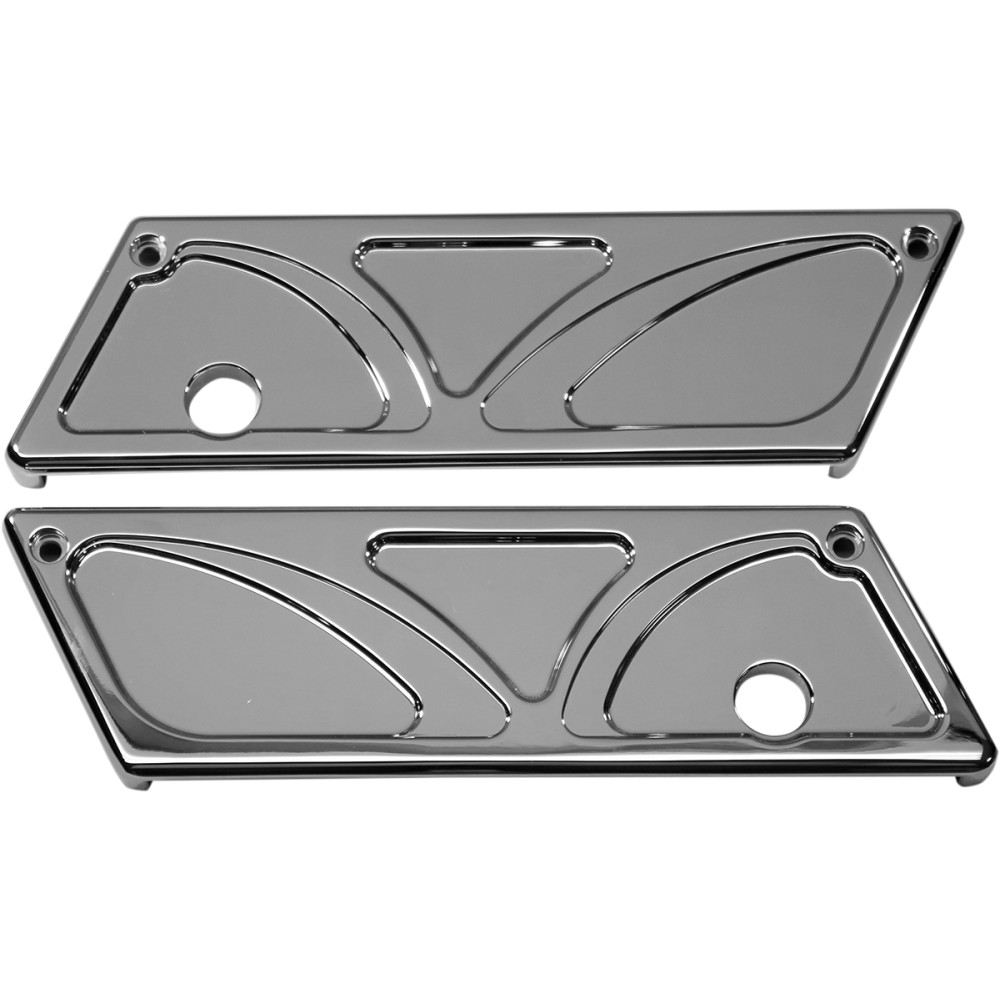 Carl Brouhard Designs Spiro Series Saddlebag Latch Covers C