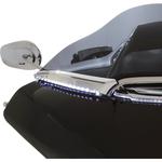Ciro LED Windshield Trim - 15-20 FLTR - Chrome