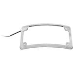 Custom Dynamics LED License Plate Frame - Chrome