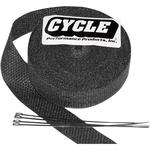 Cycle Performance Exhaust Wrap Kit - Black - 2x25