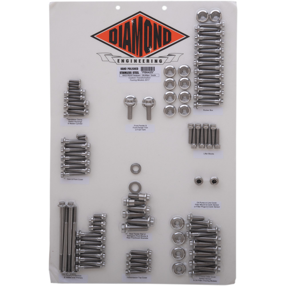 Diamond Engineering Bolt Kit Transformation 12Point 17+ Tou