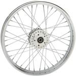 Drag Specialties 40-Spoke Laced Wheel - Chrome - Front - 21 x 2.15
