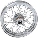 Drag Specialties 40-Spoke Laced Wheel - Chrome - Rear - 16 x 3