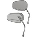 Drag Specialties Replacement Mirrors - Short Stem - Chrome