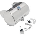 Drag Specialties Oil Tanks - Chrome - Domed - Center Fill