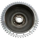 Drag Specialties Brake Drum with Sprocket - 63-66