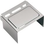 Drag Specialties Battery Cover - Raised - Chrome
