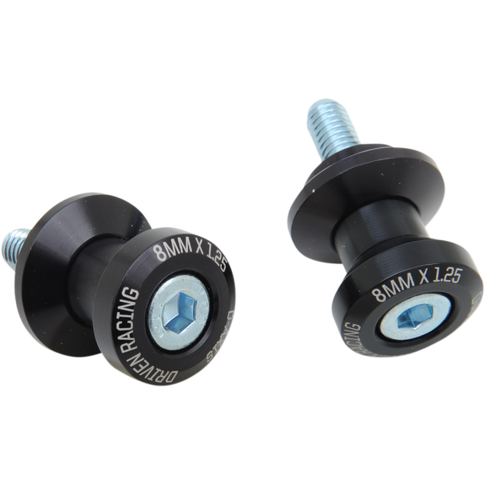 Driven Racing D-Axis Spools - Black - 8 mm-DRV 1303-0161